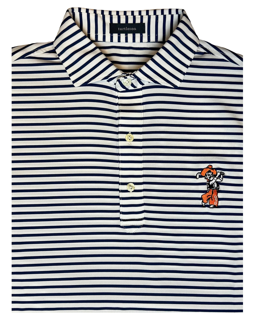 Turtleson Gus Stripe Performance Polo