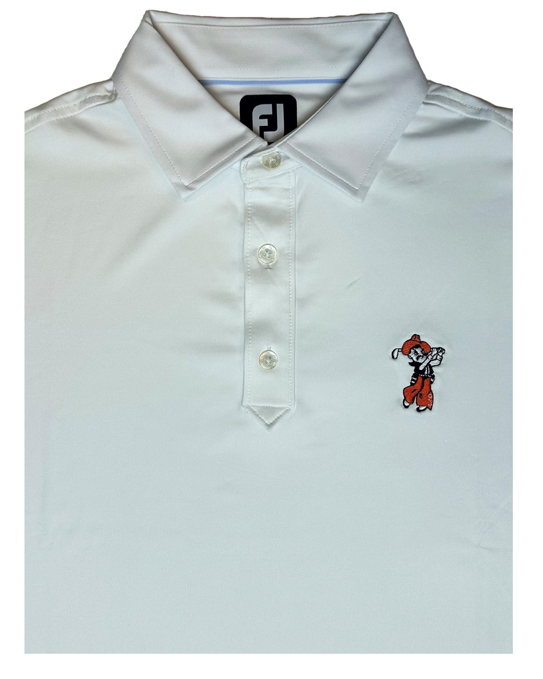 FootJoy Solid Lisle Set On Placket Polo