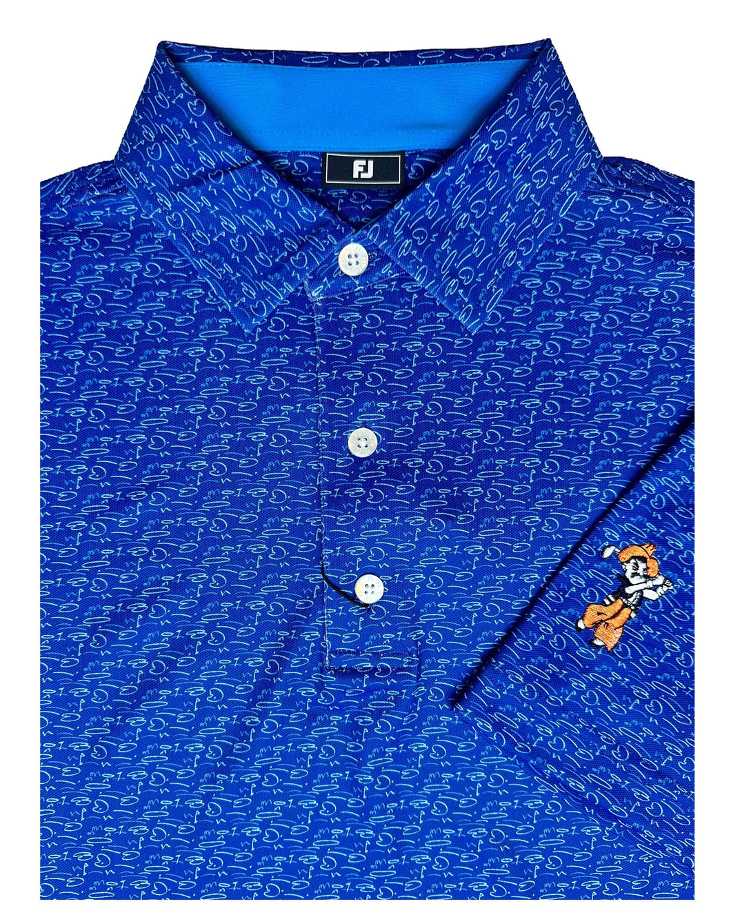 FootJoy Golf Course Doodle Pique Polo