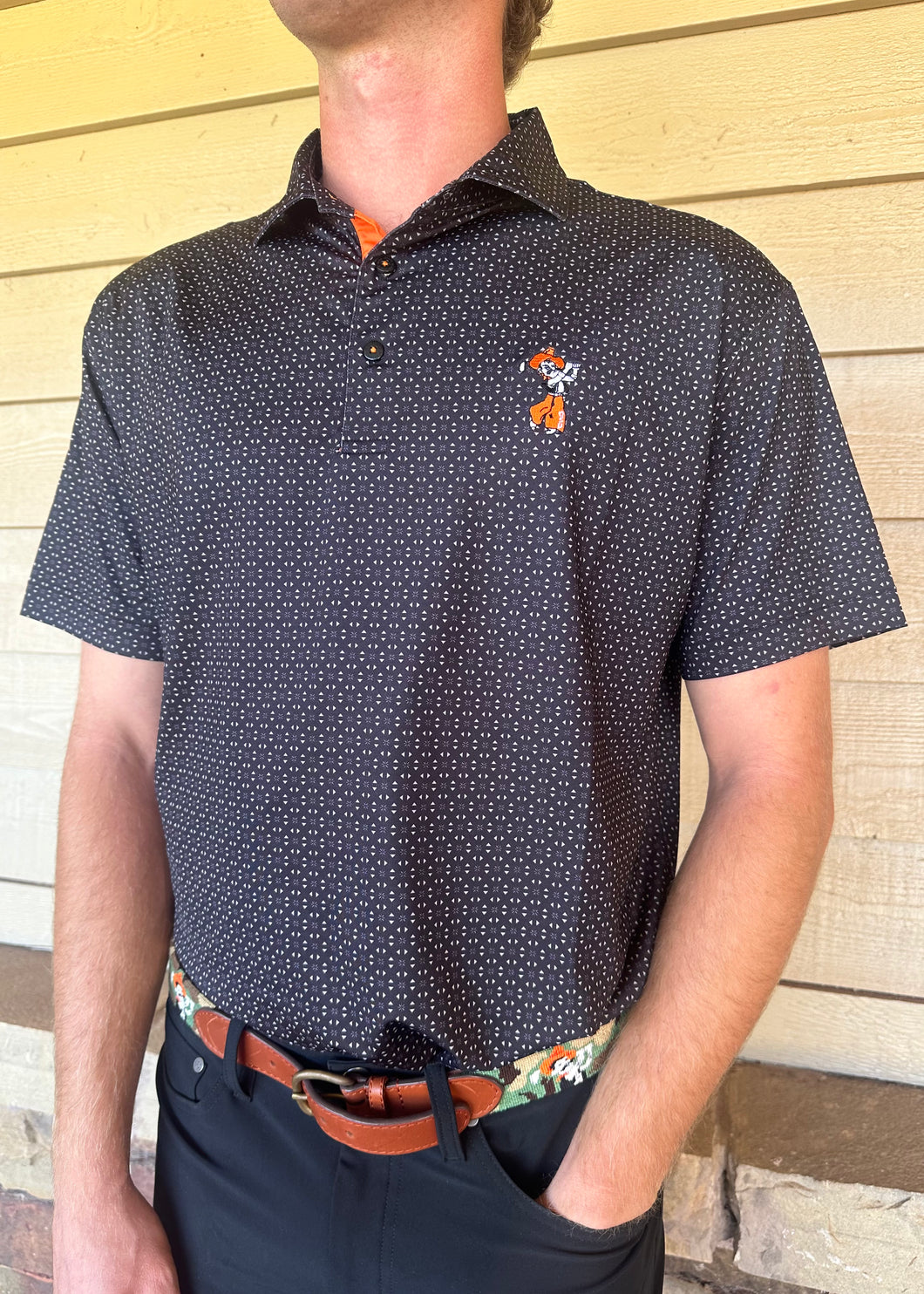 Horn Legend Lattice Polo